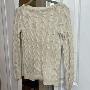 Ralph Lauren, 100% cotton cable pattern sweater
